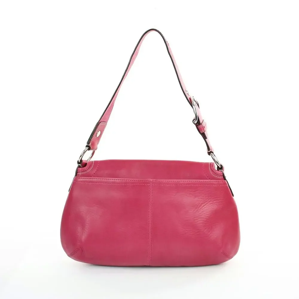 Coach Soho Magenta Leather Hobo Bag